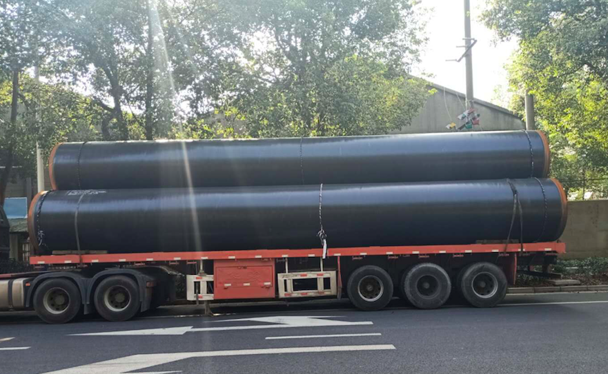 1500 TONS 3LPE & GALV. PIPES SUCCESSFULLY DELIVERED TO FLOUR